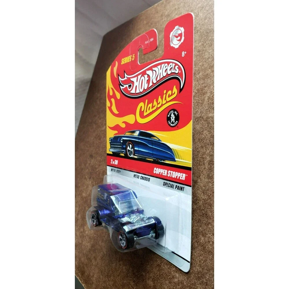 2009 Hot Wheels COPPER STOPPER Spectraflame Dark Blue CLASSICS SERIES 5 #2/30 RL